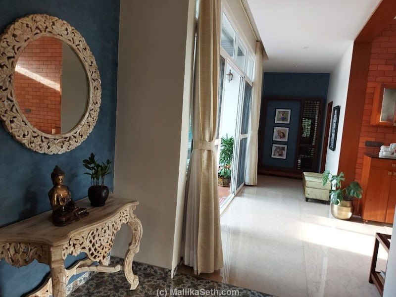 Civil construction and interiors for the Gowda Residence in Indiranagar, Bangalore