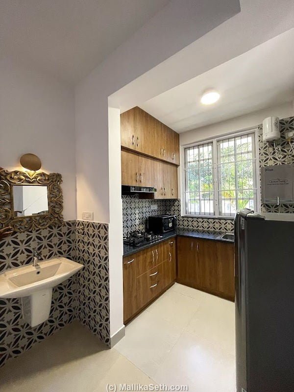Renovation and interiors for a villa at Krishnaja Greens, Bangalore