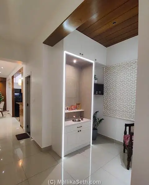 Residential Interiors for a 3BHK apartment for the Poddar's at The GCorp Icon North, Bangalore