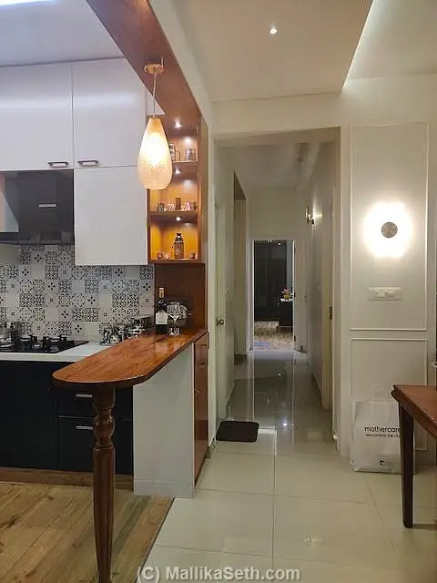Residential Interiors for a 3BHK apartment for the Poddar's at The GCorp Icon North, Bangalore