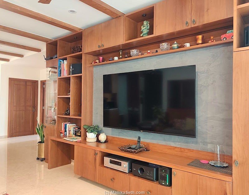 Interiors for a 4BHK apartment at DivyaSree 77 Place, Yemlur, Bangalore