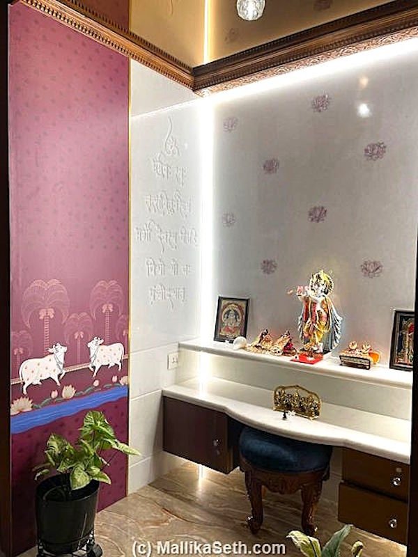 Interiors for a 4BHK apartment at DivyaSree 77 Place, Yemlur, Bangalore