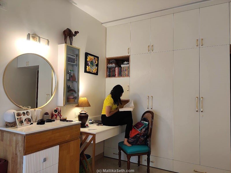 Interiors for a 4BHK apartment at DivyaSree 77 Place, Yemlur, Bangalore