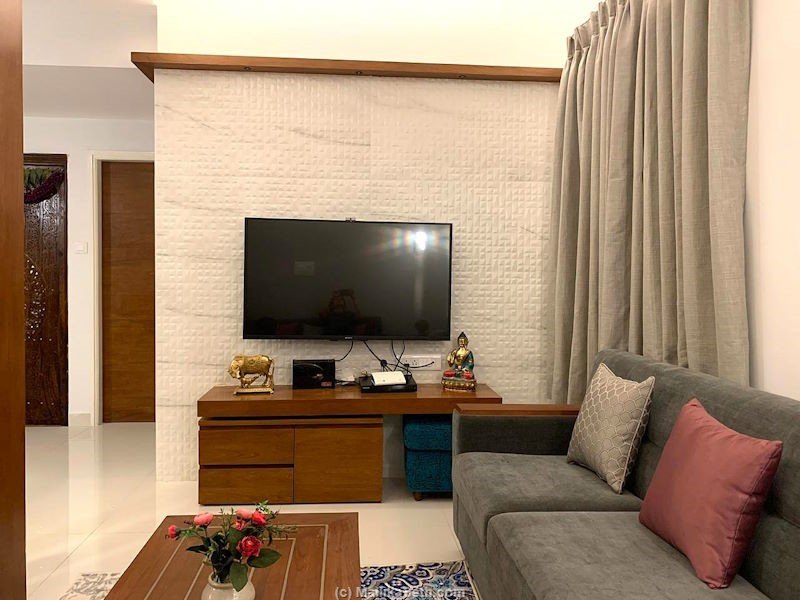 2BHK Interiors at Fortuna Blue Wings, Basavanagara, Bangalore