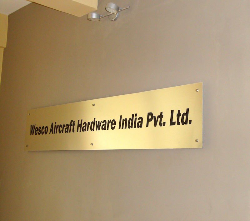 Office interiors for Wesco Aircraft India Pvt. Ltd.
