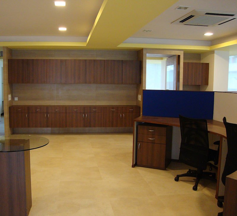 Office interiors for Wesco Aircraft India Pvt. Ltd.