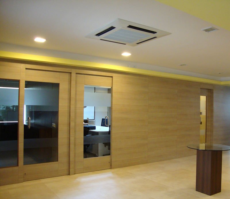 Office interiors for Wesco Aircraft India Pvt. Ltd.