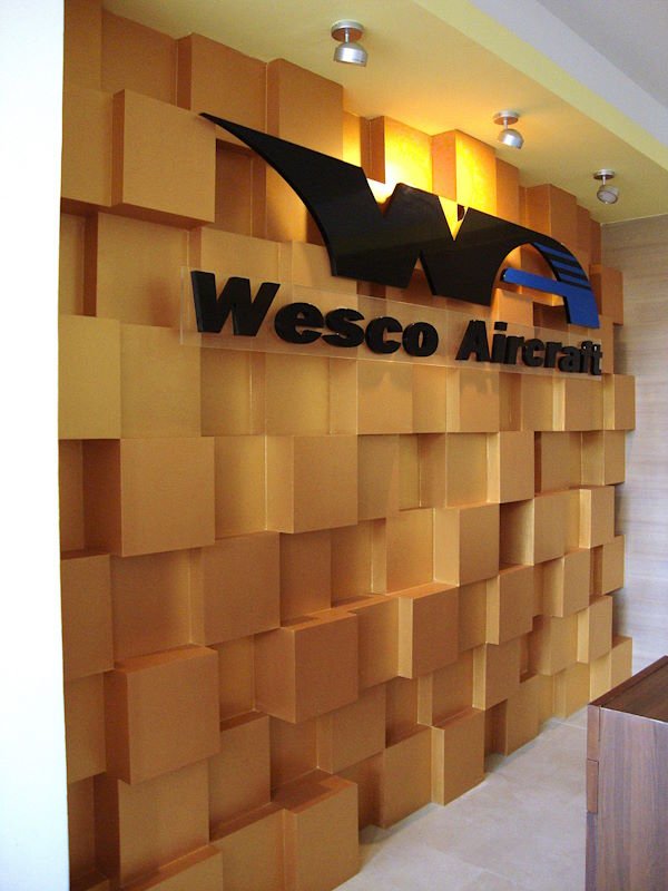 Office interiors for Wesco Aircraft India Pvt. Ltd.