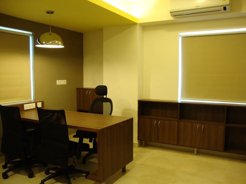 Office interiors for Wesco Aircraft India Pvt. Ltd.